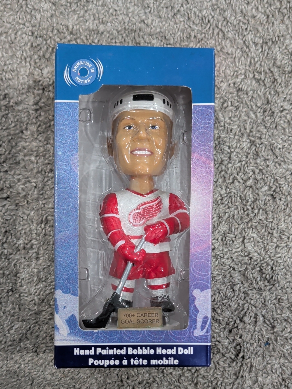 Brett Hull Red Wings Hockey Bobblehead